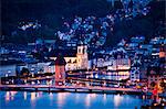 Lucerne at Dusk, Switzerland