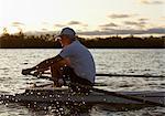 Man Rowing, Toronto, Ontario, Canada