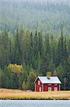Red Wooden House