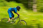 Downhill Bike Racer, Haliburton Ontario, Canada