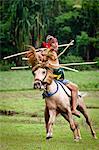 Pasola Krieger, Sumba, Indonesien