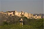 Le Fort d'Amber à Jaipur, Rajasthan, Inde, Asie