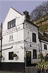 Voyage à Jerusalem Inn, prétend être la plus vieille auberge en Angleterre, Nottingham, Angleterre, Royaume-Uni, Europe