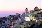 Oia (Ia), l'île de Santorini (Thira), Iles des Cyclades, Aegean, îles grecques, Grèce, Europe