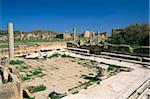 Bain, Leptis Magna, UNESCO World Heritage Site, la Tripolitaine, la Libye, en Afrique du Nord, Afrique Hadrien