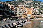 Villefranche sur Mer, Alpes-Maritimes, Côte d'Azur, Provence, Côte d'Azur, France, Méditerranée, Europe