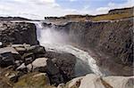 Dettifoss, en Islande, les régions polaires