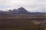 Hverfjall volcan, Reykjahlid, en Islande, les régions polaires