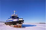 Brise-glace Explorateur de l'Arctique, du golfe de Botnie, Laponie, Suède, Scandinavie, Europe