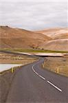 Road near Lake Myvatn, Reykjahlid, Iceland, Polar Regions