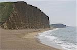 Burton Cliff, The Jurassic Coast, UNESCO World Heritage Site, Dorset, England, United Kingdom, Europe