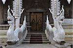 Detail of Buddhist temple, Lampang, Thailand, Southeast Asia, Asia