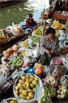 Damnoen Saduak Floating Market, Bangkok, Thailand, Southeast Asia, Asia