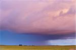 A storm near Hella in the south-west of Iceland (Sudurland), Iceland, Polar Regions