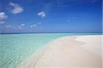 Plage et mer, Maldives, océan Indien, Asie