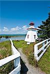 Anderson Hallow phare de Riverside-Albert, Nouveau-Brunswick, Canada, en Amérique du Nord