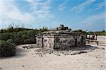 Old Maya ruins, Punta Sur Park, Isla de Cozumel (Cozumel Island), Cozumel, off the Yucatan, Quintana Roo, Mexico, North America