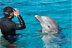 Dolphin Discovery at Chankanaab Park, Isla de Cozumel (Cozumel Island), Cozumel, off the Yucatan, Quintana Roo, Mexico, North America