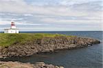 Grand Passage phare, île Brier, Nova Scotia, Canada, en Amérique du Nord