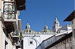 Rear of Santo Domingo Church, Historic Center, UNESCO World Heritage Site, Quito, Ecuador, South America