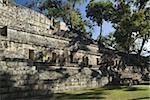 Temple 11, Cour Ouest, parc archéologique de Copan, Copan, UNESCO World Heritage Site, Honduras, Amérique centrale