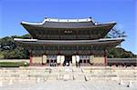 Changdeokgung Palace (Palais de la vertu illustre), Site du patrimoine mondial de l'UNESCO, Séoul, Corée du Sud, Asie