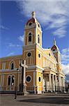 Cathédrale de Grenade, parc Colon, le parc Central, Granada, Nicaragua, Amerique centrale