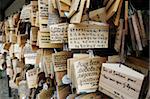 Votiv Bekanntmachungen im Meiji-Jingu Schrein, Tokyo, Japan, Asien