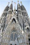 Portail de la Nativité, Sagrada Familia, patrimoine mondial de l'UNESCO, Barcelone, Catalogne, Espagne, Europe