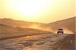 Allradantrieb in der Liwa Wüste, Abu Dhabi, Vereinigte Arabische Emirate, Naher Osten