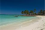 Belle plage de Nosy Iranja, une petite île près de Nosy Be, Madagascar, océan Indien, Afrique