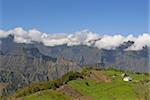 Le cratère de Cilaos, La réunion, océan Indien, Afrique