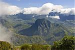 View over the Cirque de la Salazie, La Reunion, Indian Ocean, Africa