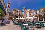 Plaza de la Catedral, Havana Vieja, UNESCO World Heritage Site, Havana, Cuba, West Indies, Caribbean, Central America