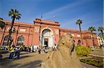 Exterior, The Museum of Egyptian Antiquities (Egyptian Museum), Cairo, Egypt, North Africa, Africa