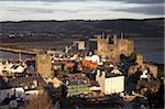 Château de Conwy, patrimoine mondial de l'UNESCO, Conwy, Clwyd, pays de Galles, Royaume-Uni, Europe