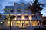 Art deco building in Miami Beach, Florida, United States of America, North America