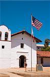 Presidio Chapel, El Presidio de Santa Barbara, Santa Barbara, Californie, États-Unis d'Amérique, North America