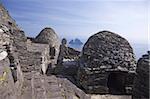 Monastère celtique, Skellig Michael, patrimoine mondial de l'UNESCO, comté de Kerry, Irlande, Europe