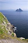 Little Skellig from Skellig Michael, County Kerry, Munster, Republic of Ireland, Europe