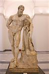 Figure de marbre, sculpture, datant du IIe siècle apr. J.-C., National archéologique, Musée, Naples, Campanie, Italie, Europe