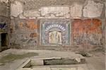 Glass paste wall mosaic of Neptune and Amphitrite, Herculaneum, UNESCO World Heritage Site, Campania, Italy, Europe