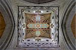 Tower lantern ceiling, St. Davids Cathedral, Pembrokeshire National Park, Wales, United Kingdom, Europe