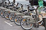 Vélos Velib en Paris, France, Europe