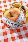 Apple with Tape Measure