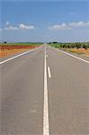 Centre Line of Road, Andalusia, Spain