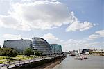 City Hall and River Thames, London