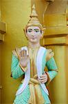 Buddha Statue, Shwedagon Pagoda, Rangoon, Myanmar