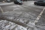 Slushy Intersection, Vancouver, British Columbia, Canada