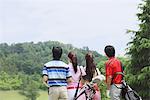 Group of Colourful Golfers